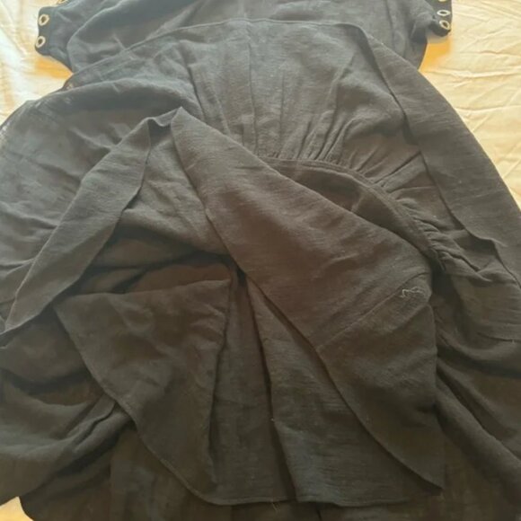 Misa Millie Mini Dress black with grommet detailing - Picture 7 of 12